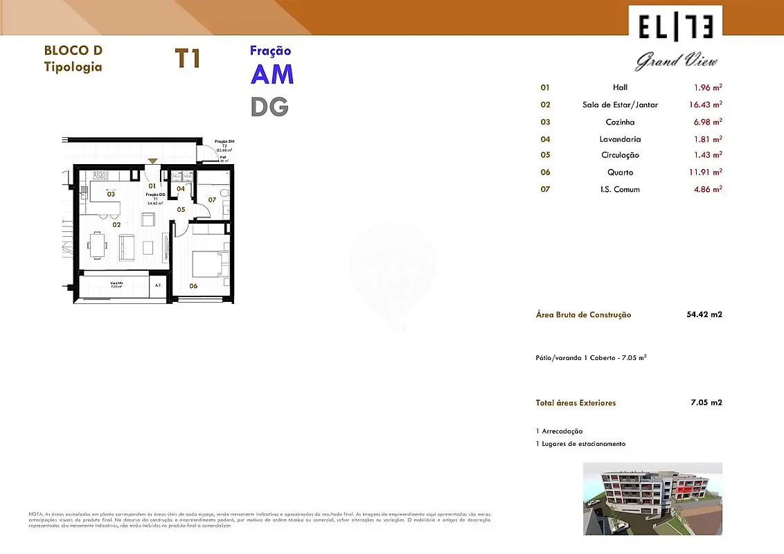 Apartamento T1 à venda em Estreito Câmara de Lobos, Câmara de Lobos