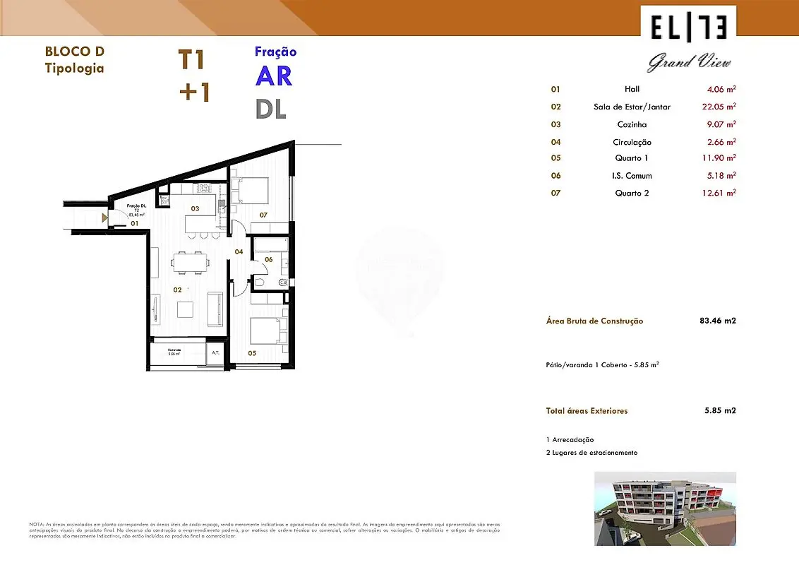Apartamento T2 - Estreito Câmara de Lobos, Câmara de Lobos