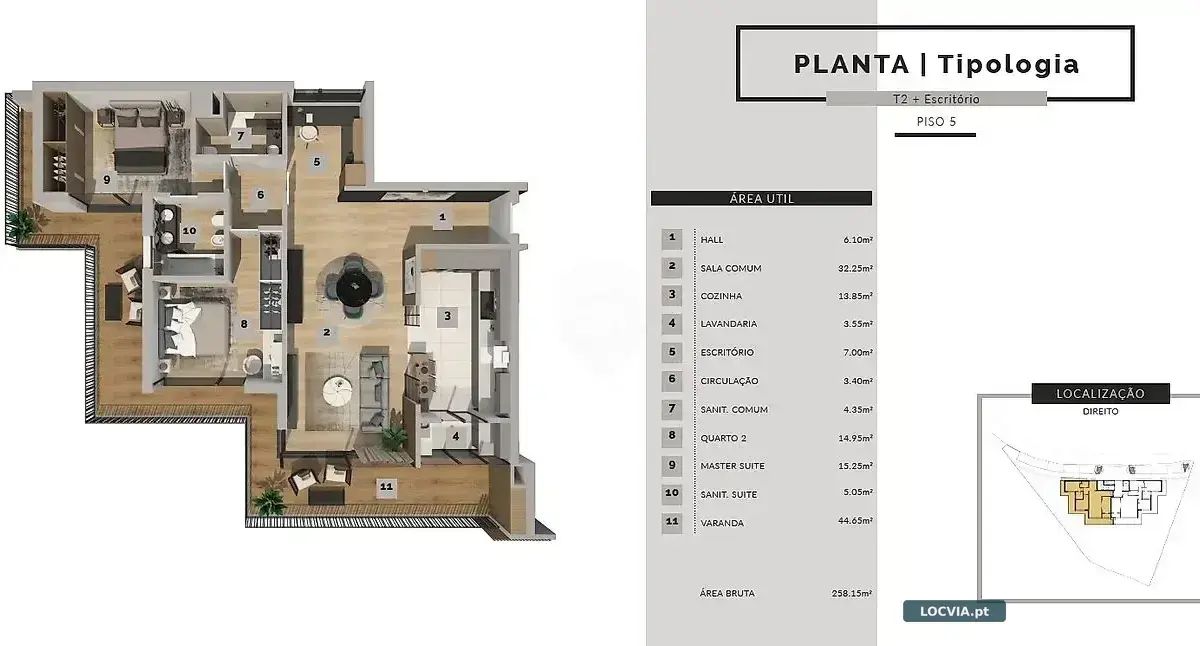 Apartamento T2 à venda em São Martinho, Funchal