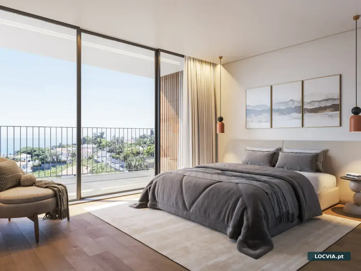 Apartamento T3 com vista mar e cidade