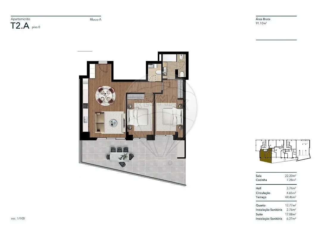 Apartamento T2 à venda em Santa Luzia, Funchal