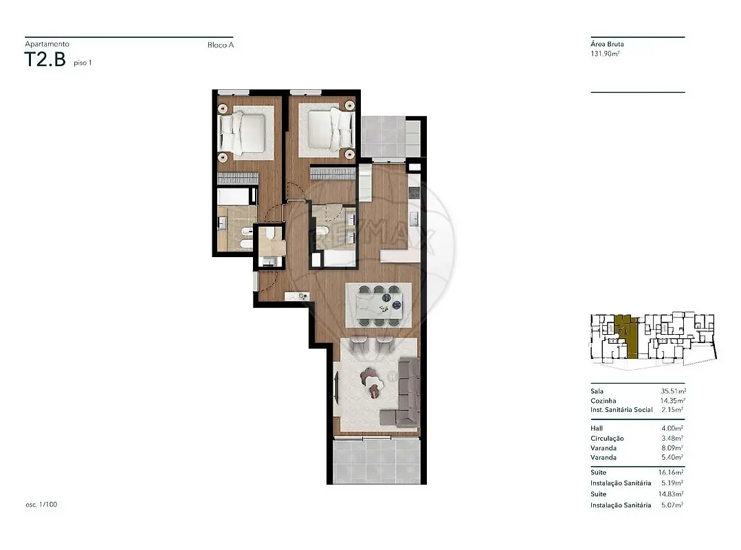 Apartamento T2 à venda em Santa Luzia, Funchal